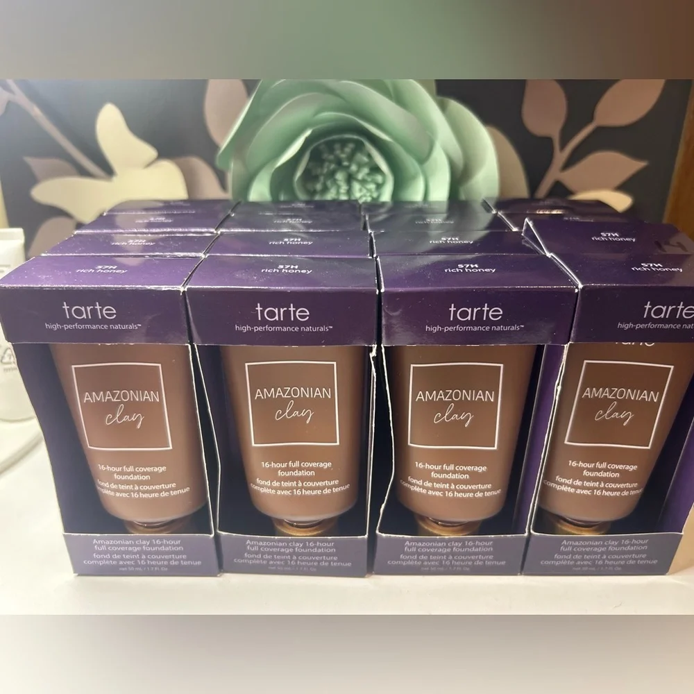 💎 Tarte Amazonian Clay Foundation Lot• Rich Honey